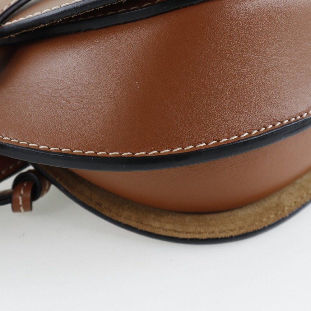 LOEWE Gate Bum Body Bag Waist 321.54.Z58 Calf Brown Ladies - Picture 4 of 10